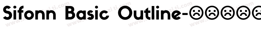 Sifonn Basic Outline字体转换